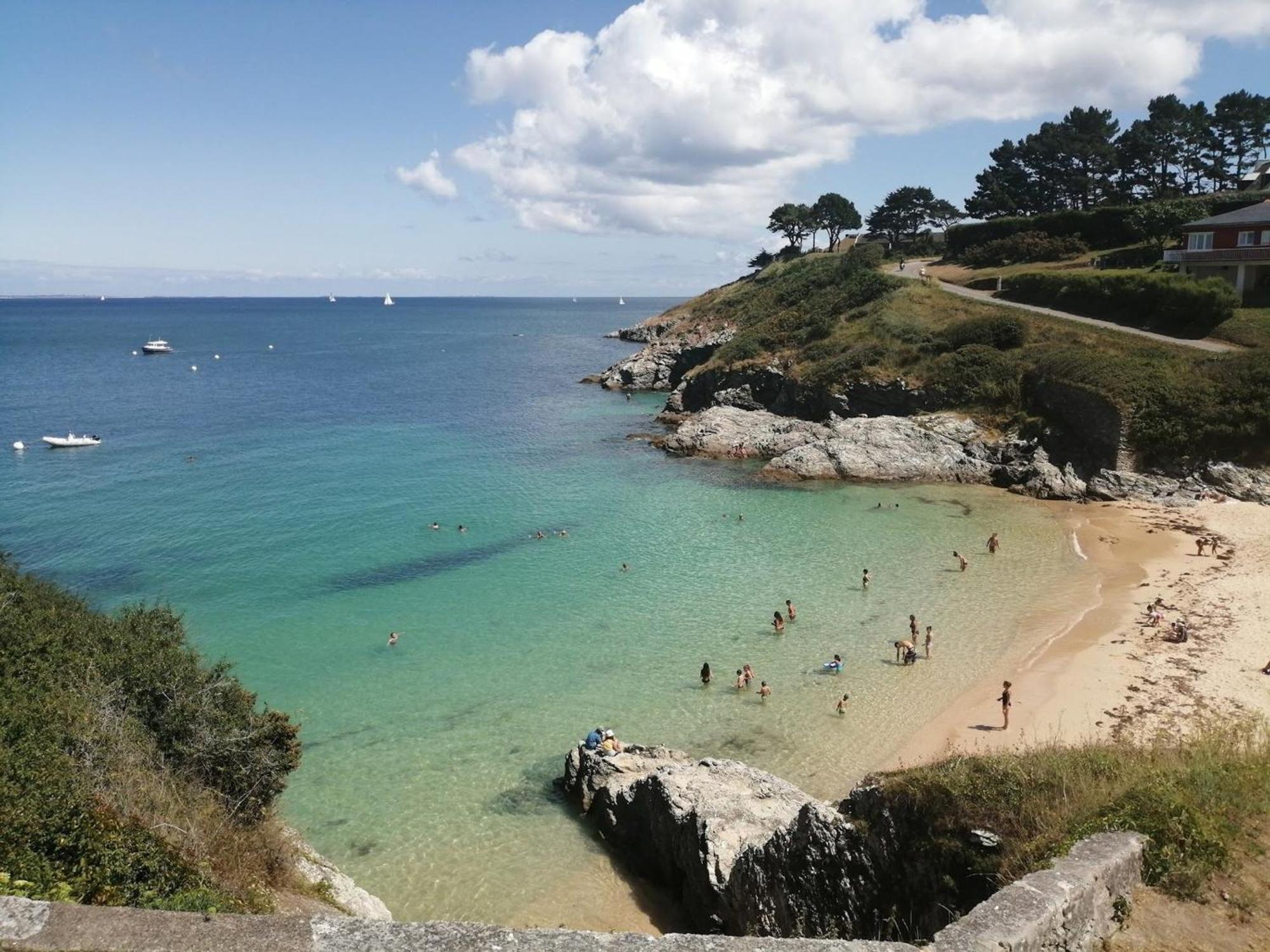 Appartement Cosy En Centre-Ville, Proche Plage, Pour 4 Pers. Avec Cour Privee Et Tout Confort - Fr-1-418-68 Le Palais Luaran gambar